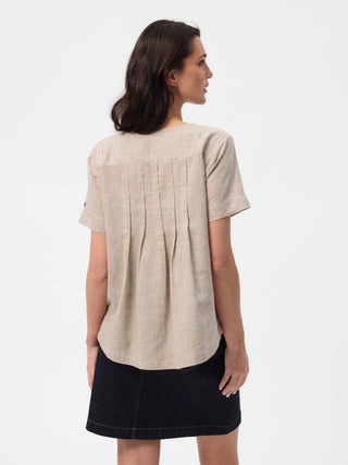 REDGREEN WOMAN Alexia Blouse 422 Ligth Sand Melange