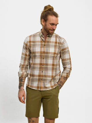 REDGREEN Anker Shirt 2581 Burnt Orange Check