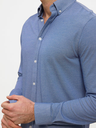 REDGREEN Aron Shirt 4692 Dark Navy Melange