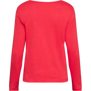 REDGREEN WOMAN Cilja T-shirt Long Sleeve Tee 047 Dark Red