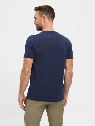 REDGREEN Con T-shirt 0682 NAVY