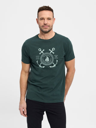 REDGREEN Con T-shirt 0792 Dark Green