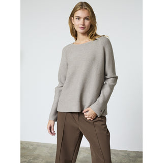 REDGREEN WOMAN Julia Knit Knit 425 Dark Sand Melange