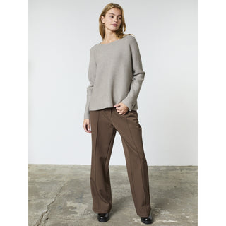 REDGREEN WOMAN Julia Knit Knit 425 Dark Sand Melange