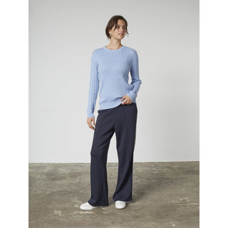 REDGREEN WOMAN Susan Cable Knit Knit 462 Light Blue melange