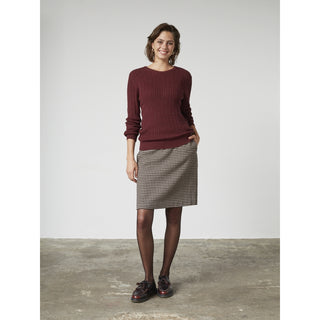 REDGREEN WOMAN Susan Cable Knit Knit Bordeaux