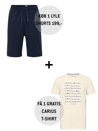 Køb 1 par Lyle shorts og få 1 Carius T-shirt GRATIS (værdi: 199,-)