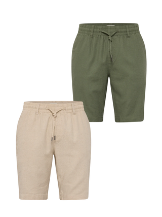 Lucan Shorts 2-pak – (Sand/Armygrøn)