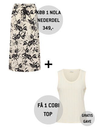 Køb 1 Nola nederdel og få 1 Cobi top GRATIS (værdi: 299,-)