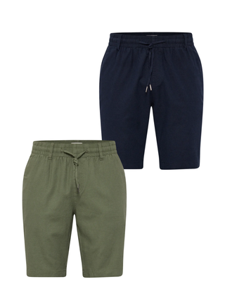 Lucan Shorts 2-pak – (Armygrøn/Mørkeblå)