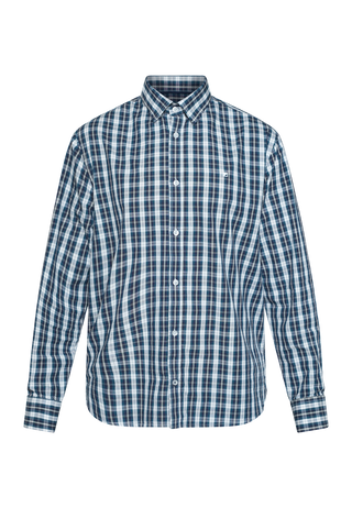 REDGREEN ANTON CHECKED SHIRT LS (POPLIN) Shirt 2682 Navy Check