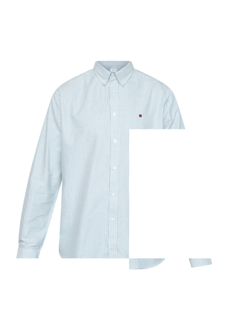 REDGREEN ANTON SHIRT LS (STRIPE) Shirt 1792 Dark Green
