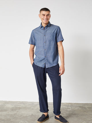 REDGREEN ATLAS SHIRT SS Shirt 0668 DENIM