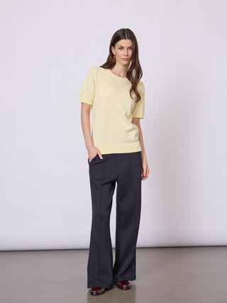 REDGREEN WOMAN Aimee Solid Knit 030 Yellow Pastel