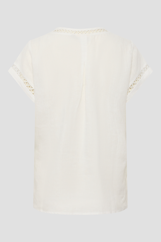 REDGREEN WOMAN Alban Linen Shirt Shirts Hvid