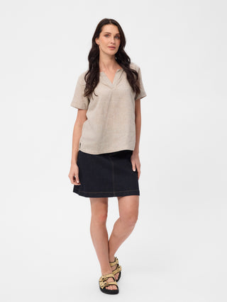 REDGREEN WOMAN Alexia Shirt Dresses / Shirts 422 Ligth Sand Melange