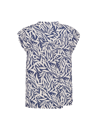 REDGREEN WOMAN Allie Blouse 368 Navy Pattern