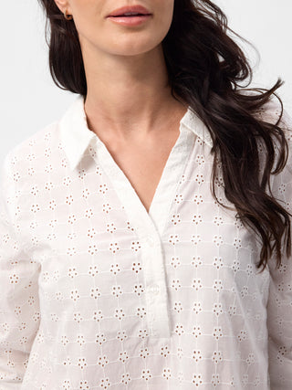 REDGREEN WOMAN Amia Blouse Hvid