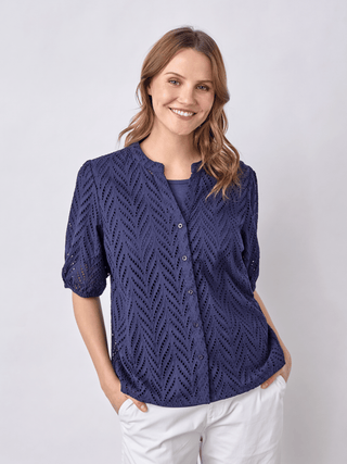 REDGREEN WOMAN Amirah Blouse 068 Navy