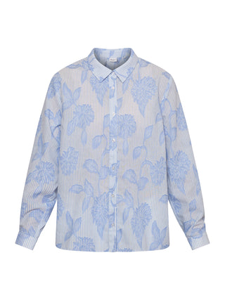 REDGREEN WOMAN Athena Shirts 163 Blue Stripe