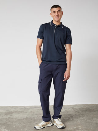 REDGREEN CANE POLO SS FAST DRY Polo 0682 NAVY