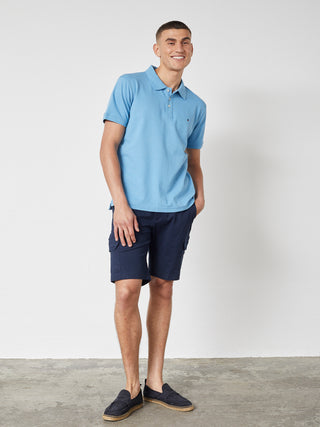 REDGREEN CARL POLO T-SHIRT SS Polo 0633 Blue 17-4123 TCX