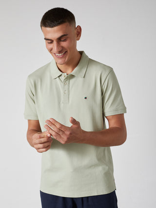 REDGREEN CARL POLO T-SHIRT SS Polo 0701 Green Pastel 16-0110 TCX