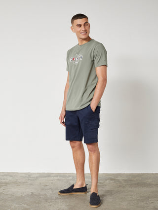 REDGREEN CONRAD T-SHIRT SS T-shirt 0774 Olive 18-5806 Tcx