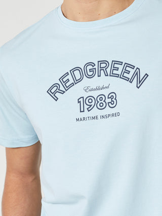 REDGREEN CON T-SHIRT SS T-shirt 0600 Blue Pastel