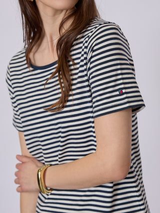 REDGREEN WOMAN Cecilie Tee Polo 169 Dark Navy Stripe