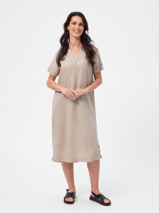 REDGREEN WOMAN Dahlia Dress Dresses / Shirts 422 Ligth Sand Melange