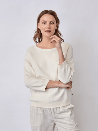 REDGREEN WOMAN Jill Knit 021 Ecru