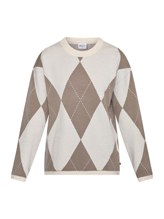 REDGREEN WOMAN Kaja Knit 321 Ecru Pattern