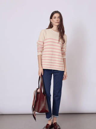 REDGREEN WOMAN Kathrine Knit 141 Rose Stripe