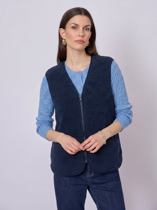 REDGREEN WOMAN Leo Fleece 068 Navy