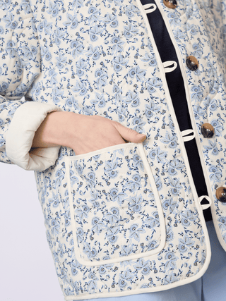 REDGREEN WOMAN Sanna Jackets and Coats 363 Blue Pattern