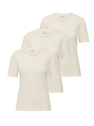 Camille - 3-pack i hvid